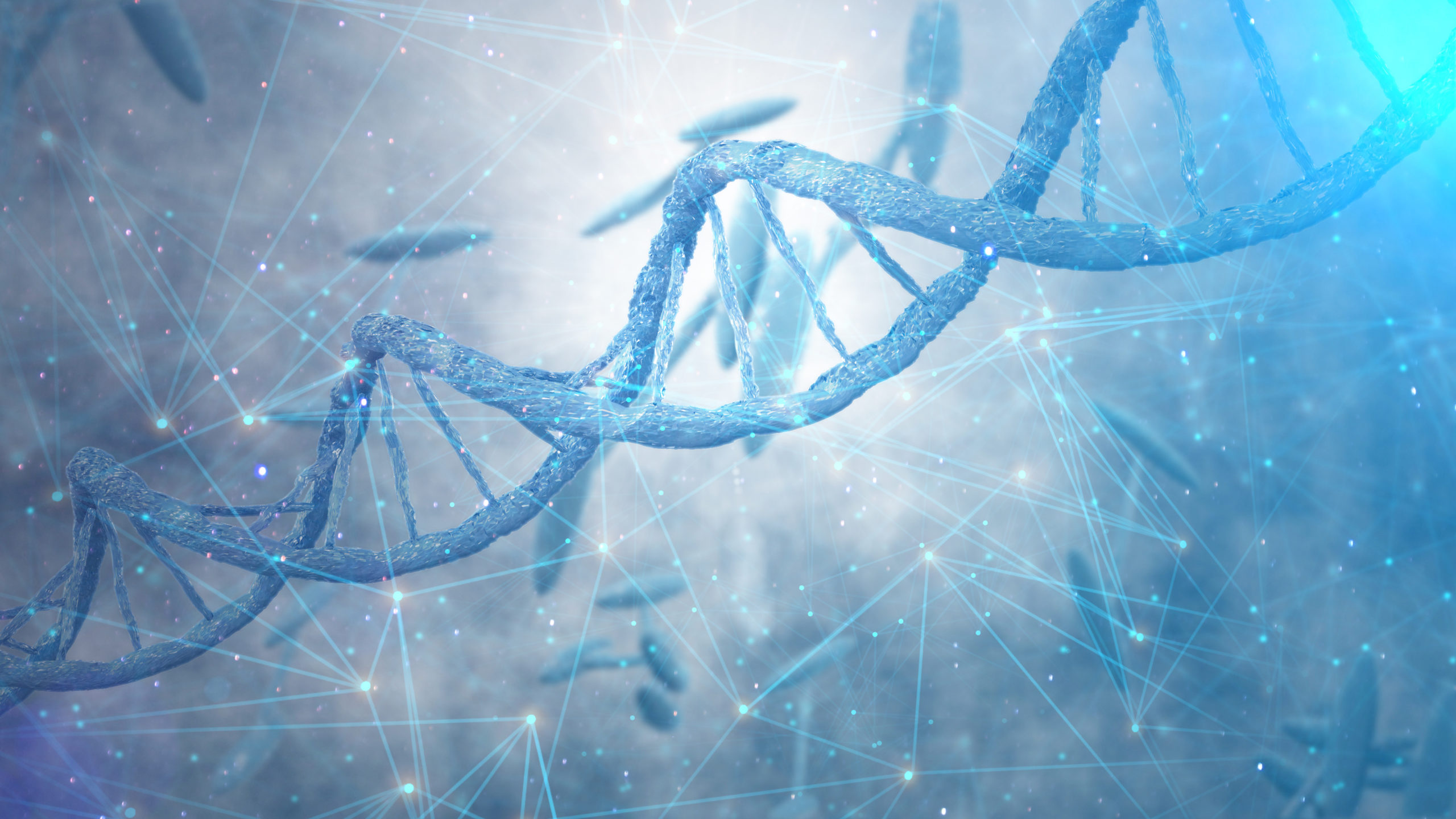 DNA Strands background